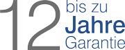 bis zu 12 Jahre Garantie